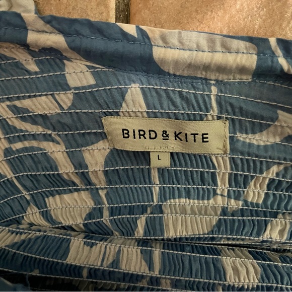 NWOT Bird & Kite Blue Patterned Fifer Dress - Picture 5 of 5